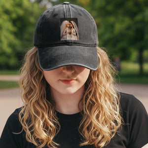 Funny Lesbian Doll Wedding Engagement Washed Cotton Baseball Cap LGBTQ Pride Gift