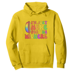 Funny Im Just Here For The Wieners Hoodie LGBTQ Pride Party Gift TS12 Daisy Print Your Wear