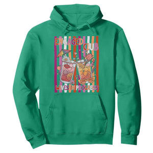 Engaged Club Wives In Progress Hoodie Lesbian Bachelorette Engagement Gift