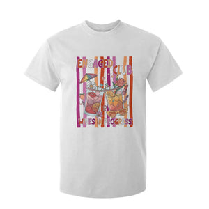 Engaged Club Wives In Progress T Shirt For Kid Lesbian Bachelorette Engagement Gift TS12 White Print Your Wear