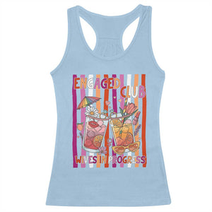 Engaged Club Wives In Progress Racerback Tank Top Lesbian Bachelorette Engagement Gift