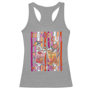 Engaged Club Wives In Progress Racerback Tank Top Lesbian Bachelorette Engagement Gift