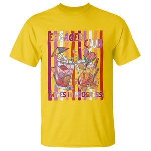 Engaged Club Wives In Progress T Shirt Lesbian Bachelorette Engagement Gift
