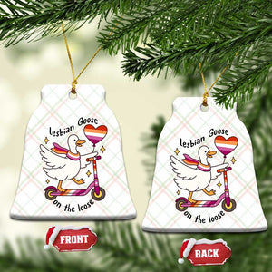 Lesbian Goose On The Loose Ceramic Ornament Funny LGBTQ Animal Pride Gift TS12 Print Your Wear