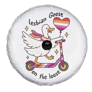 Lesbian Goose On The Loose Spare Tire Cover Funny LGBTQ Animal Pride Gift TS12 Print Your Wear