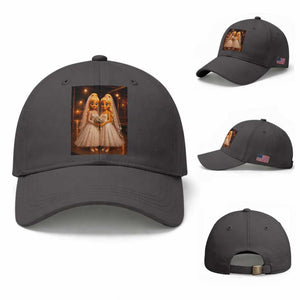 Funny Lesbian Pride Tung Tung Sahur Engagement Gift Baseball Cap