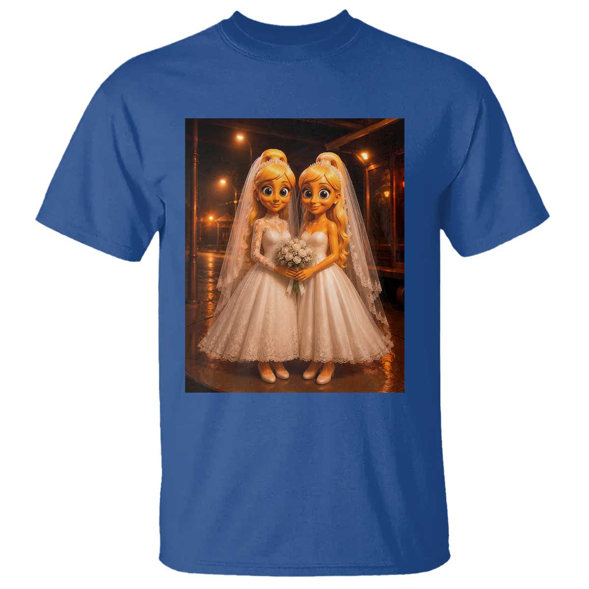 Funny Lesbian Pride Tung Tung Sahur Engagement Gift T Shirt