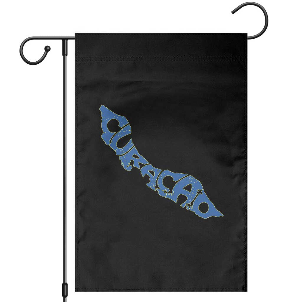 Curacao Flag Map Pride Garden Flag Proud Curacaoan Heritage Gift TS12 Black Print Your Wear