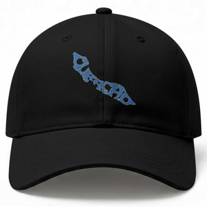 Curacao Flag Map Pride Baseball Cap Proud Curacaoan Heritage Gift