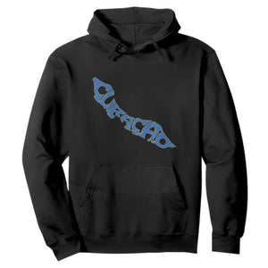 Curacao Flag Map Pride Hoodie Proud Curacaoan Heritage Gift