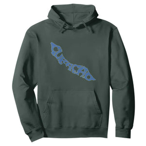 Curacao Flag Map Pride Hoodie Proud Curacaoan Heritage Gift