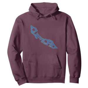 Curacao Flag Map Pride Hoodie Proud Curacaoan Heritage Gift