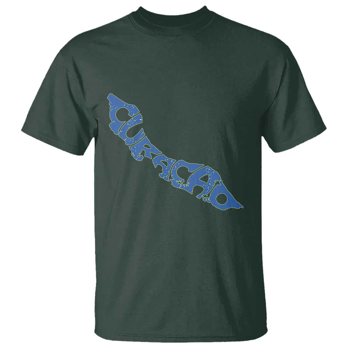 Curacao Flag Map Pride T Shirt Proud Curacaoan Heritage Gift