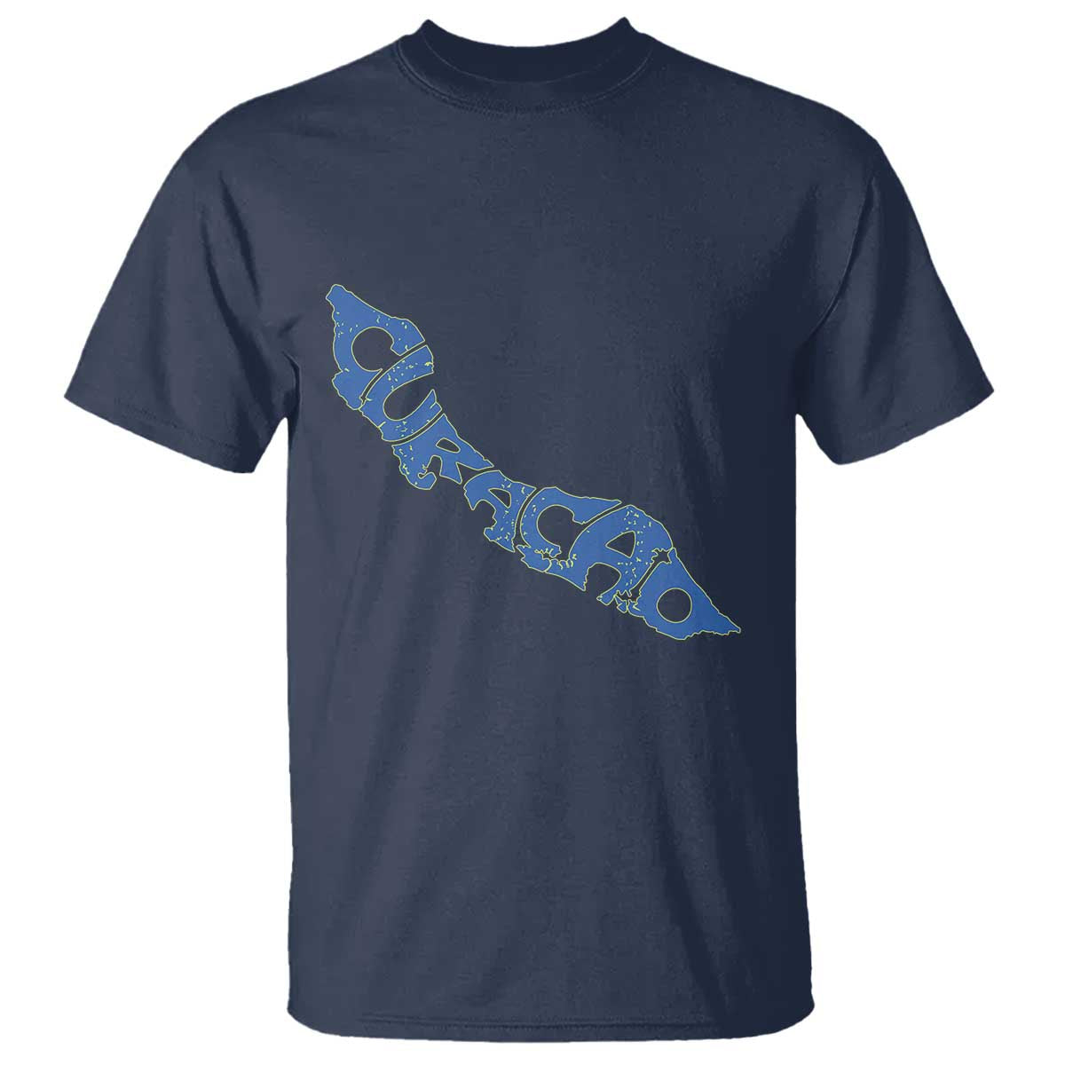 Curacao Flag Map Pride T Shirt Proud Curacaoan Heritage Gift