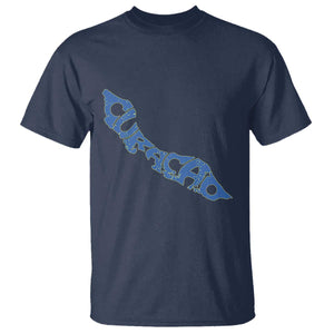 Curacao Flag Map Pride T Shirt Proud Curacaoan Heritage Gift