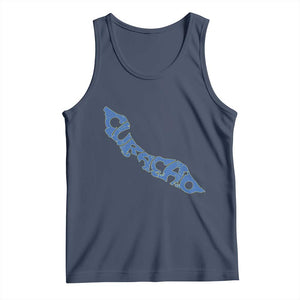 Curacao Flag Map Pride Tank Top Proud Curacaoan Heritage Gift
