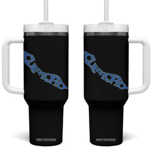 Curacao Flag Map Pride Tumbler With Handle Proud Curacaoan Heritage Gift