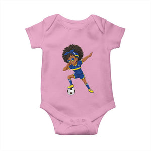 Funny Curacao Soccer Girl Baby Onesie Dabbing Football Fan Gift