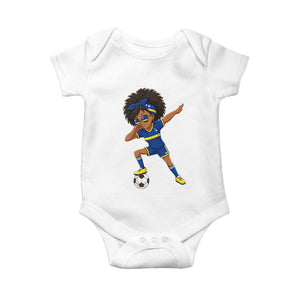 Funny Curacao Soccer Girl Baby Onesie Dabbing Football Fan Gift