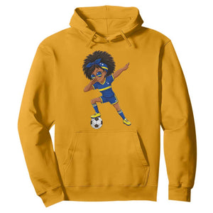 Funny Curacao Soccer Girl Hoodie Dabbing Football Fan Gift