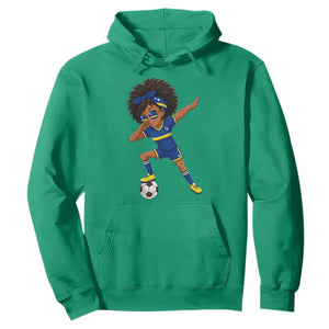 Funny Curacao Soccer Girl Hoodie Dabbing Football Fan Gift