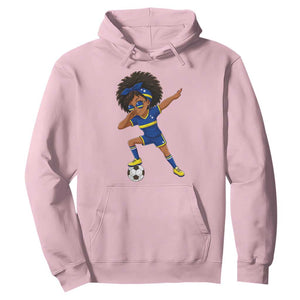 Funny Curacao Soccer Girl Hoodie Dabbing Football Fan Gift
