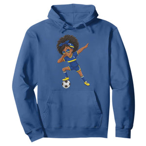 Funny Curacao Soccer Girl Hoodie Dabbing Football Fan Gift