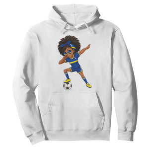 Funny Curacao Soccer Girl Hoodie Dabbing Football Fan Gift
