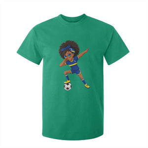 Funny Curacao Soccer Girl T Shirt For Kid Dabbing Football Fan Gift