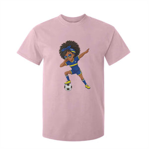 Funny Curacao Soccer Girl T Shirt For Kid Dabbing Football Fan Gift