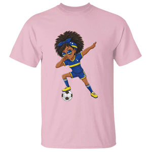 Funny Curacao Soccer Girl T Shirt Dabbing Football Fan Gift