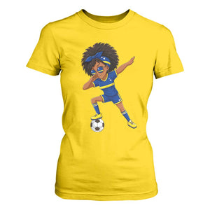 Funny Curacao Soccer Girl T Shirt For Women Dabbing Football Fan Gift