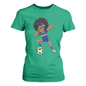 Funny Curacao Soccer Girl T Shirt For Women Dabbing Football Fan Gift
