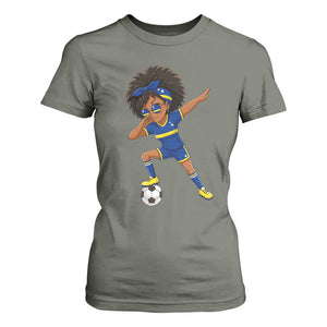 Funny Curacao Soccer Girl T Shirt For Women Dabbing Football Fan Gift