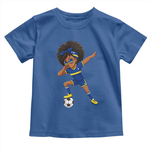 Funny Curacao Soccer Girl Toddler T Shirt Dabbing Football Fan Gift