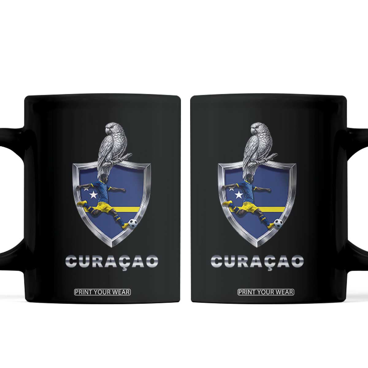 Supporting Curacao Soccer 2026 Coffee Mug Caribbean Team Pride Gift
