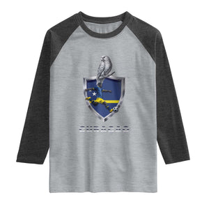 Supporting Curacao Soccer 2026 Raglan Shirt Caribbean Team Pride Gift