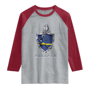 Supporting Curacao Soccer 2026 Raglan Shirt Caribbean Team Pride Gift