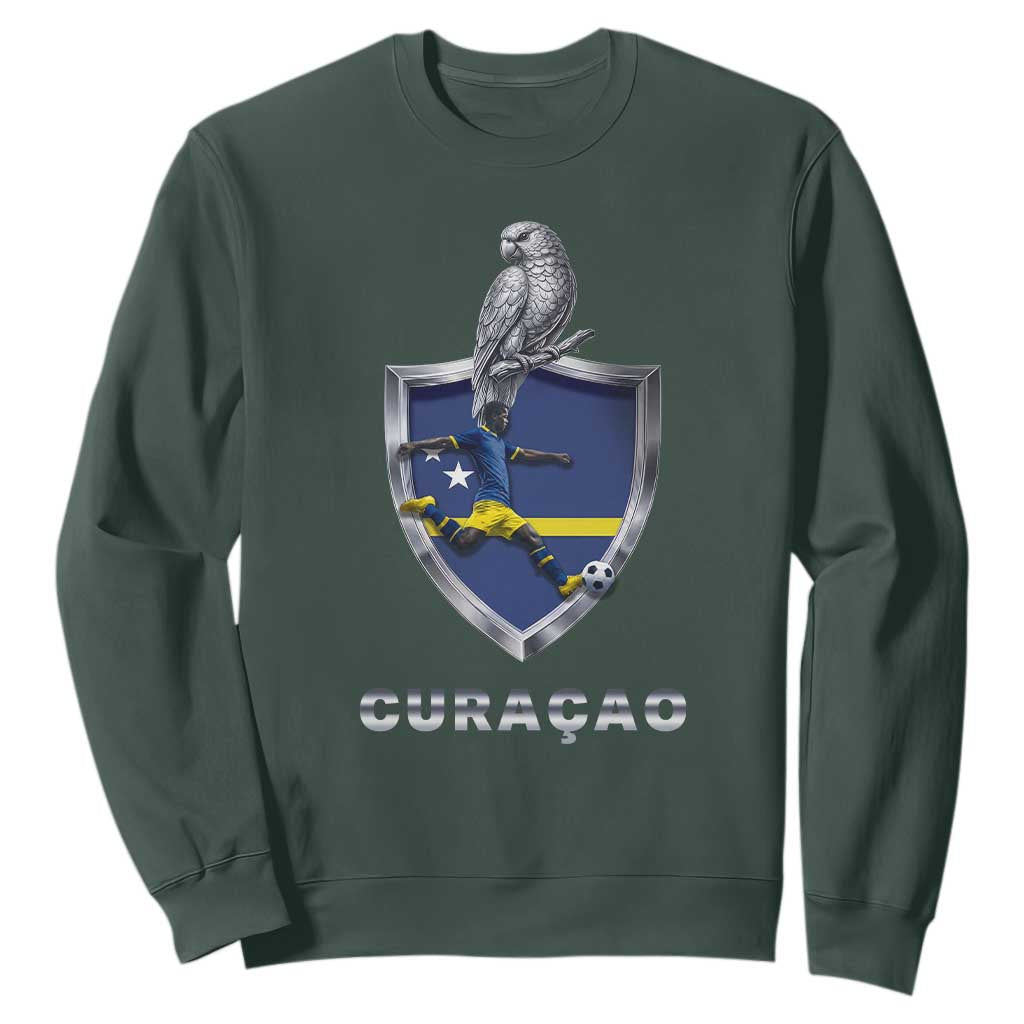 Supporting Curacao Soccer 2026 Sweatshirt Caribbean Team Pride Gift