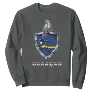 Supporting Curacao Soccer 2026 Sweatshirt Caribbean Team Pride Gift