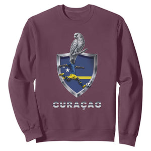 Supporting Curacao Soccer 2026 Sweatshirt Caribbean Team Pride Gift