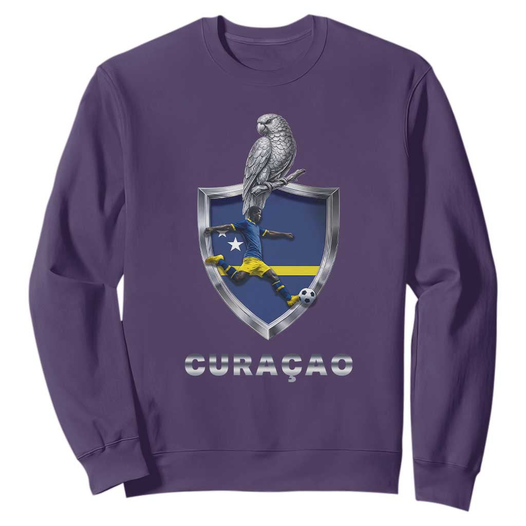 Supporting Curacao Soccer 2026 Sweatshirt Caribbean Team Pride Gift
