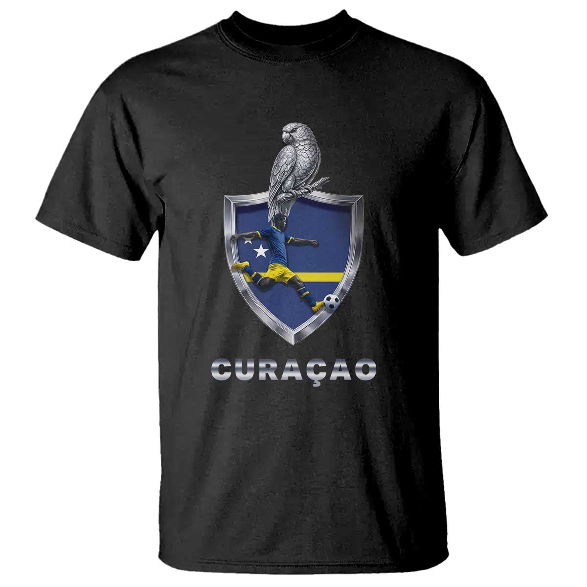 Supporting Curacao Soccer 2026 T Shirt Caribbean Team Pride Gift