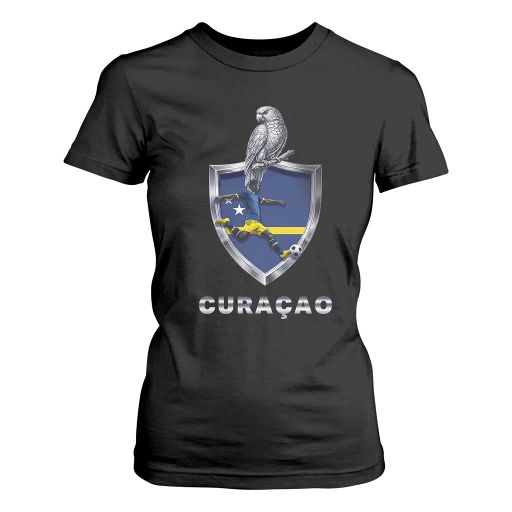 Supporting Curacao Soccer 2026 T Shirt For Women Caribbean Team Pride Gift TS12 Black Print Your Wear
