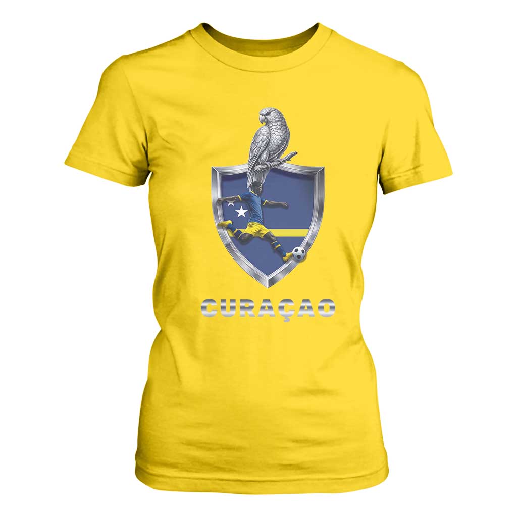 Supporting Curacao Soccer 2026 T Shirt For Women Caribbean Team Pride Gift