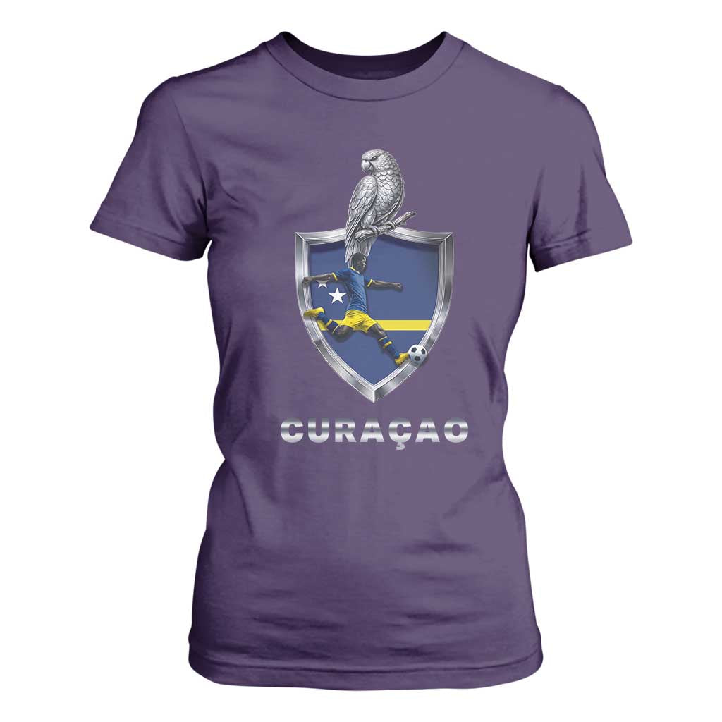 Supporting Curacao Soccer 2026 T Shirt For Women Caribbean Team Pride Gift