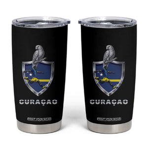 Supporting Curacao Soccer 2026 Tumbler Cup Caribbean Team Pride Gift