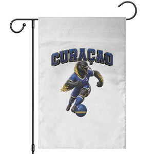 Funny Curacao Bird Soccer Lover Garden Flag Caribbean Island Gift