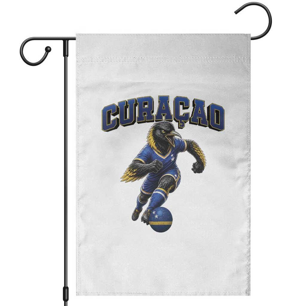 Funny Curacao Bird Soccer Lover Garden Flag Caribbean Island Gift TS12 White Print Your Wear