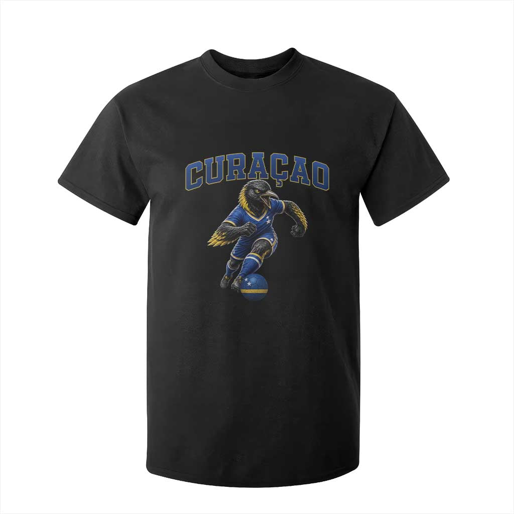 Funny Curacao Bird Soccer Lover T Shirt For Kid Caribbean Island Gift